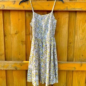 Yellow and white dress  - medium